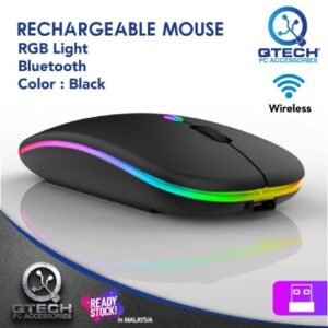 Wireless 2.4Ghz Optical Rechargeable Mouse USB for PC Laptop Computer