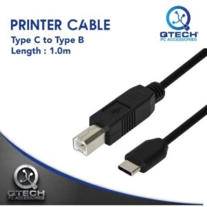 [READY STOCK MALAYSIA] USB Type C to Type B (Printer) Cable 1.0m