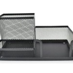 Metal Pen Holder with Compartments