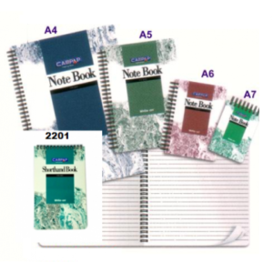 CAMPAP CW2204 / CW-2204 WRITE-ON SPIRAL NOTE BOOK A6 (50 PAGES)