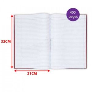 HARD COVER BOOK FOOLSCAP SINGLE LINE (400 PAGE)